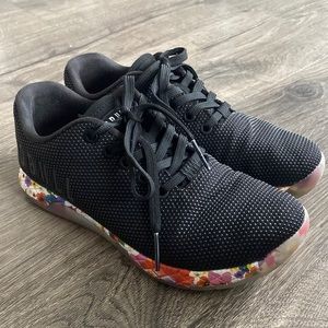 No Bull Black Daisy Trainers